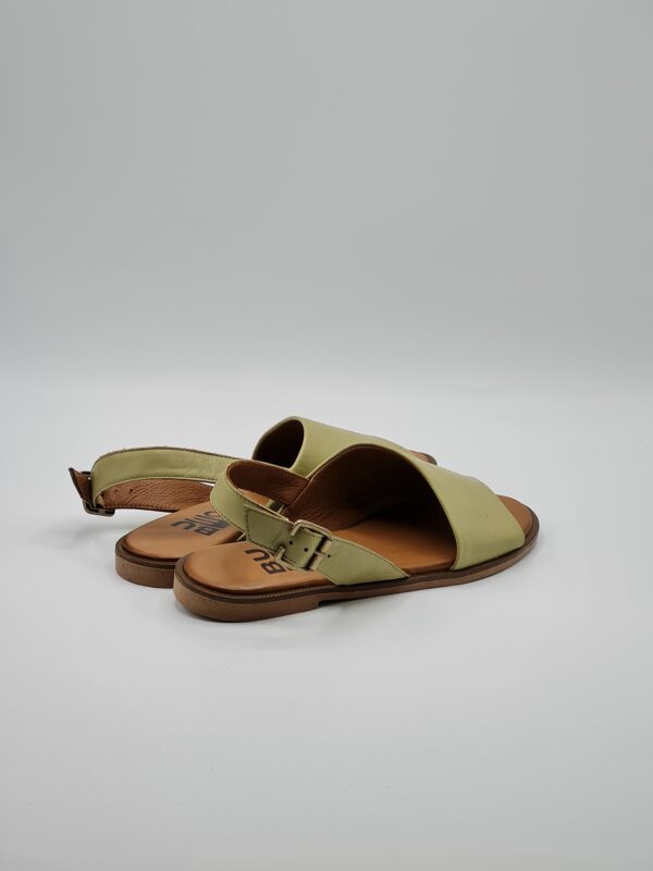 BUENO SANDALO BASSO PELLE BIANCO/SALVIA - immagine 6