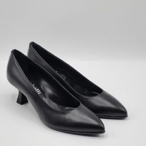 ELLEN DECOLLETE’ PELLE NERO