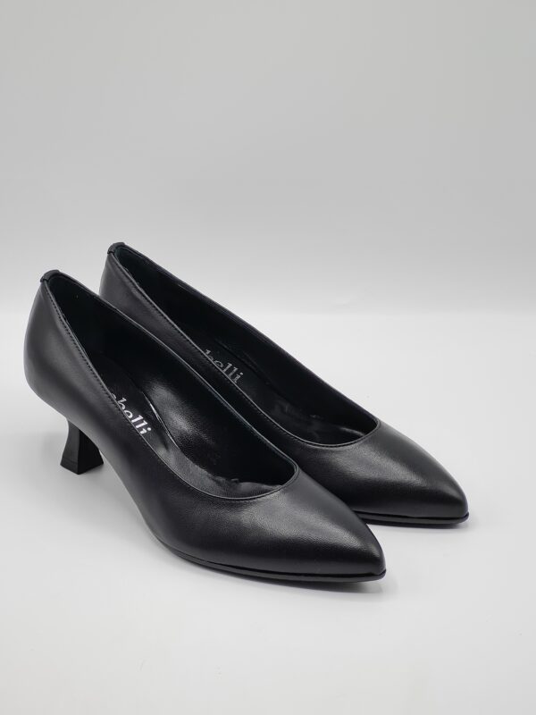 ELLEN DECOLLETE’ PELLE NERO