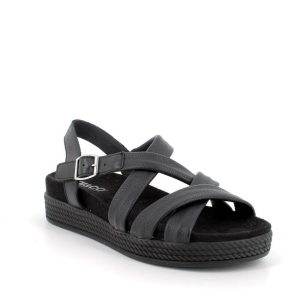 IGI&CO SANDALO PELLE NERA