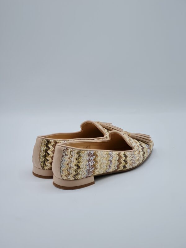 Nacrèe SCARPA BASSA RAFFIA MULTI BEIGE - immagine 3