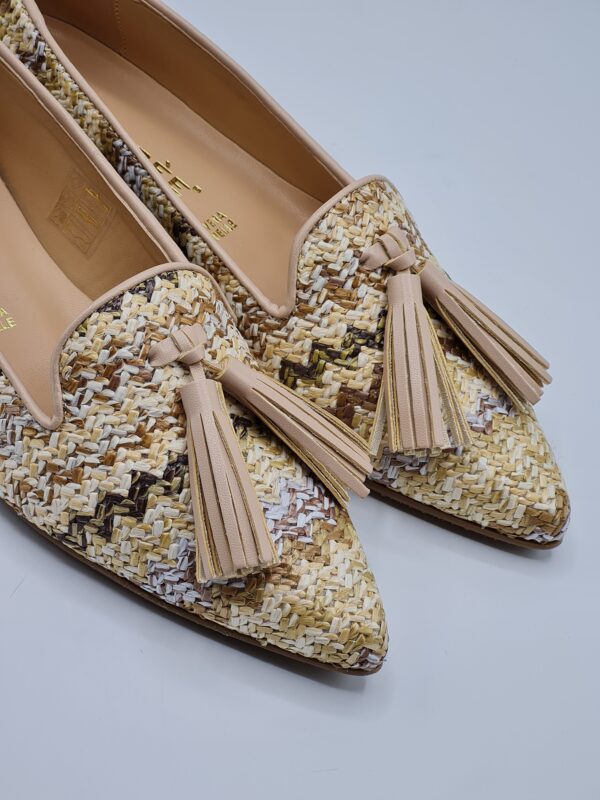 Nacrèe SCARPA BASSA RAFFIA MULTI BEIGE - immagine 4