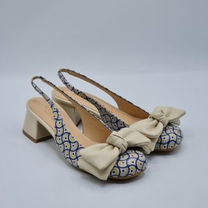 Nacrèe SCARPA SANDALO BLU BEIGE FANTASIA