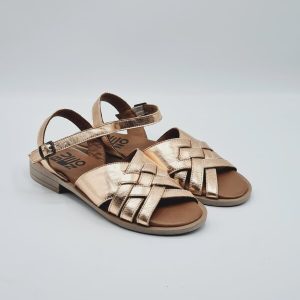 BUENO SANDALO BASSO PELLE RAMATO