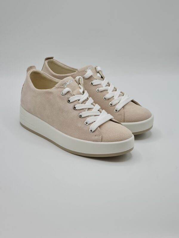 IGI&CO SNEAKER PELLE SCAMOSCIATA BEIGE