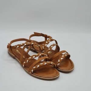 TAMARIS SANDALO BASSO COGNAC