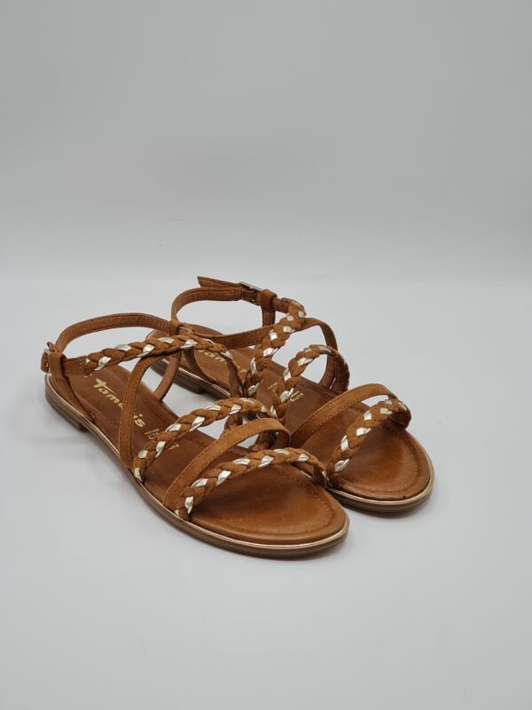 TAMARIS SANDALO BASSO COGNAC - immagine 2
