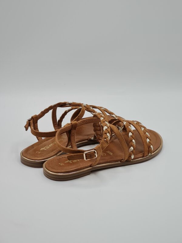 TAMARIS SANDALO BASSO COGNAC - immagine 4