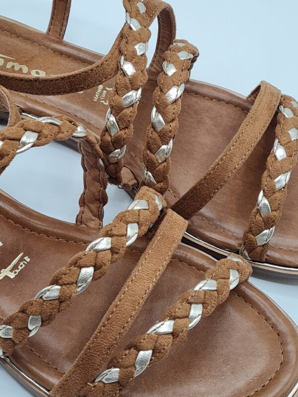 TAMARIS SANDALO BASSO COGNAC - immagine 3