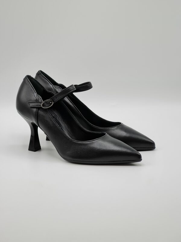 ELLEN DECOLLETE’CON CINTURINO PELLE NERO