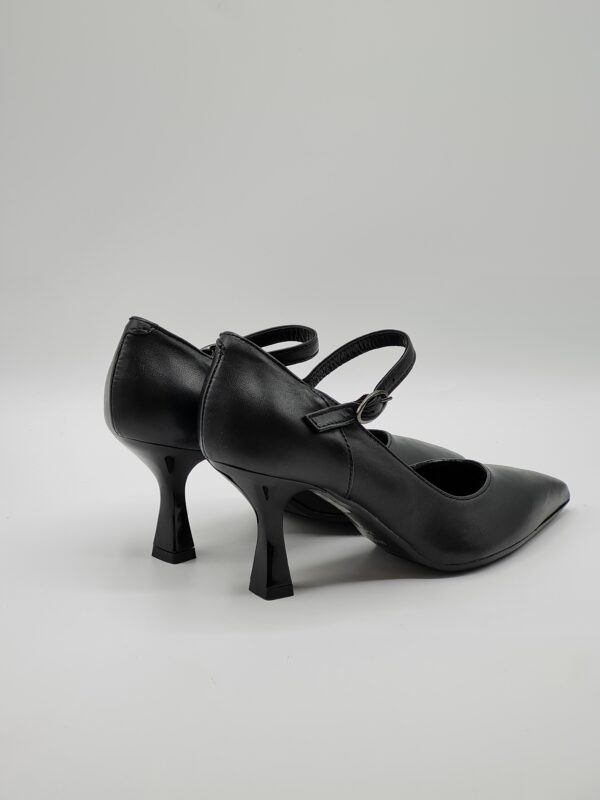 ELLEN DECOLLETE’CON CINTURINO PELLE NERO - immagine 3