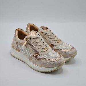 DILETTA SNEAKER BEIGE RAME