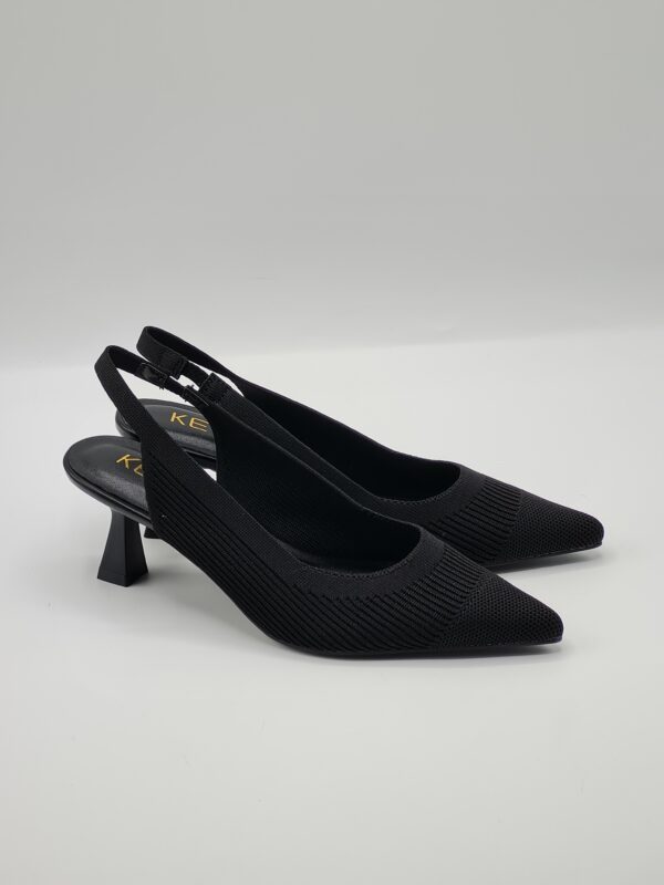 KEYS SLINGBACK STRETCH NERO