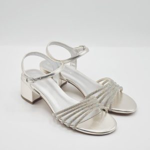 TAMARIS SANDALO GLITTER PLATINO