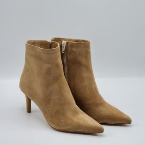 TRONCHETTO PELLE NABUK BISCOTTO