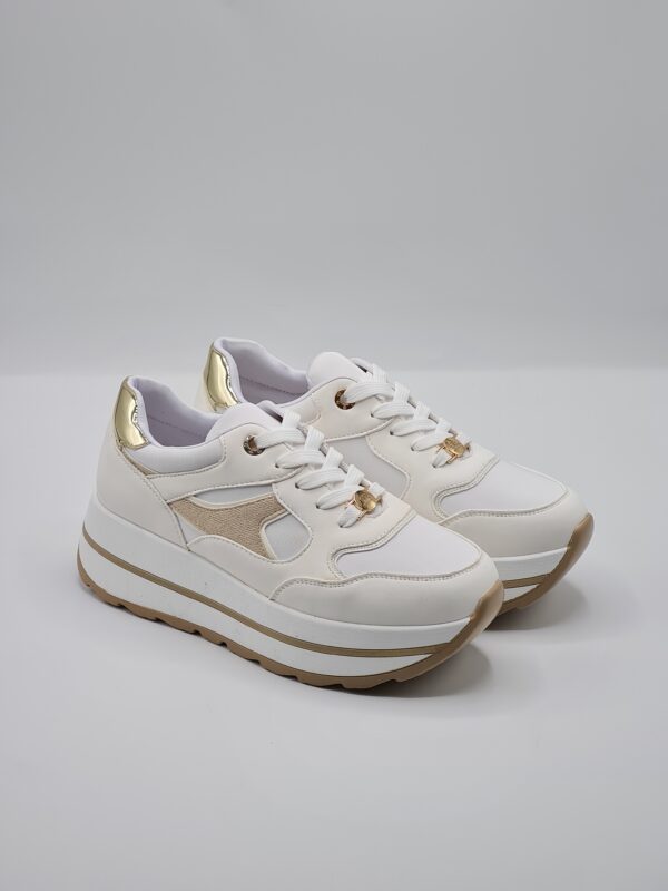 DILETTA SNEAKER BIANCO PLATFORM - immagine 2