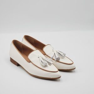 SCARPA BASSA PELLE BURRO