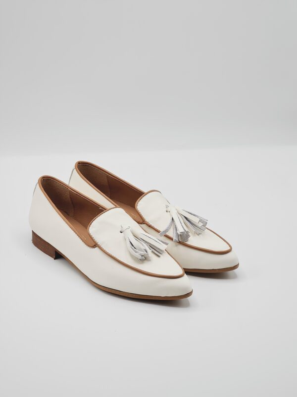 SCARPA BASSA PELLE BURRO - immagine 2