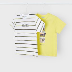 SET 2 MAGLIETTE M/C LISCE RIGHE – MAYORAL