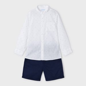 COMPLETO BERMUDA CAMICIA M/L COREANA – MAYORAL