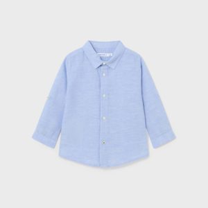 Camicia manica lunga lino neonato – MAYORAL