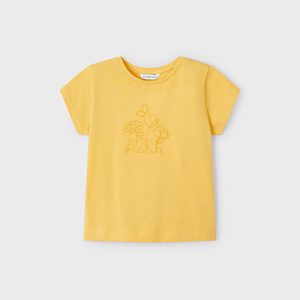 Maglietta ricamata Better Cotton bambina – MAYORAL
