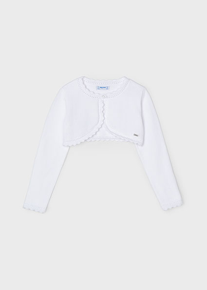 Cardigan filo Better Cotton bambina – MAYORAL - immagine 7