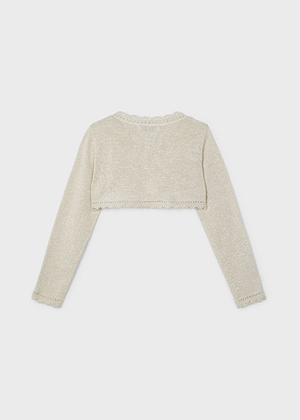 Cardigan filo Better Cotton bambina – MAYORAL - immagine 3