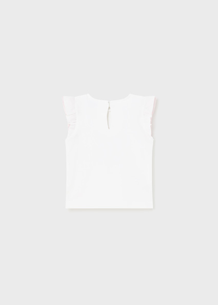 Maglietta combined tulle Better Cotton neonata – MAYORAL - immagine 4