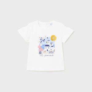 Maglietta con applicazioni Better Cotton neonata – MAYORAL