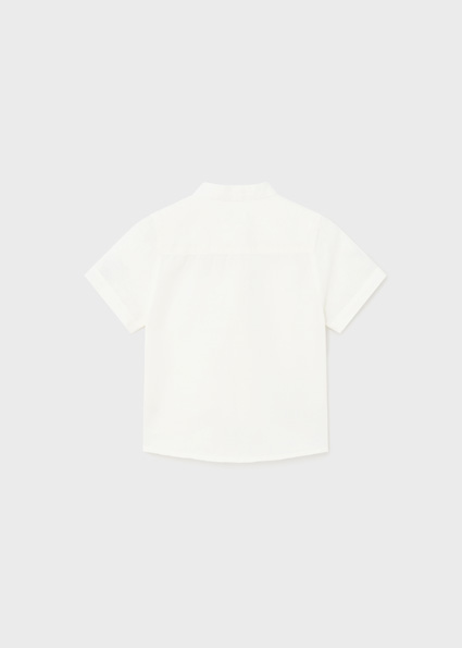 Camicia colletto alla coreana lino neonato – MAYORAL - immagine 7