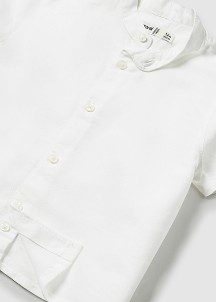 Camicia colletto alla coreana lino neonato – MAYORAL - immagine 3
