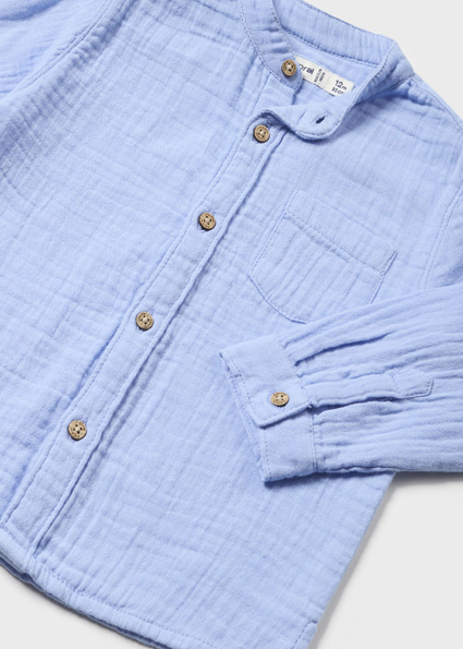 Camicia manica lunga Better Cotton neonato – MAYORAL - immagine 3