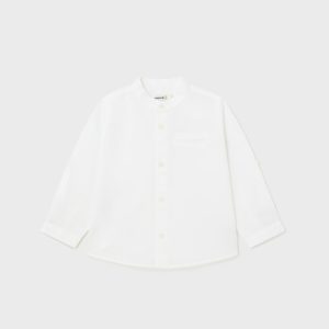 Camicia manica lunga colletto coreana neonato – MAYORAL