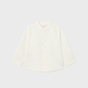 Camicia manica lunga lino neonato – MAYORAL