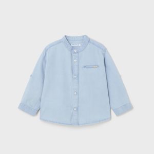 Camicia manica lunga jeans Better Cotton neonato – MAYORAL