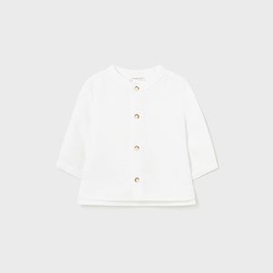 Camicia colletto coreana lino neonato 1195- MAYORAL