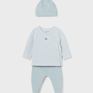Completo 3 pezzi Better Cotton neonato 1534- MAYORAL