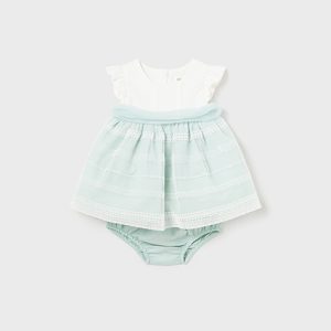 Vestito combinato con copri pannolino neonata  – MAYORAL