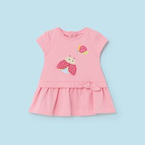 Vestito con disegno Better Cotton neonata  – MAYORAL