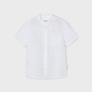 Camicia lino con colletto alla coreana bambino – MAYORAL