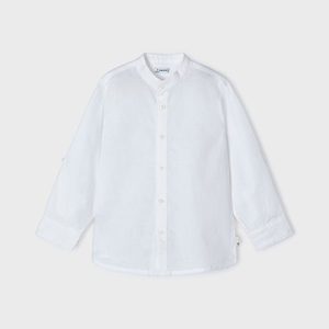 Camicia manica lunga con colletto alla coreana bambino – MAYORAL