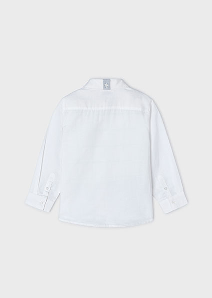 Camicia manica lunga lino bambino – MAYORAL - immagine 4