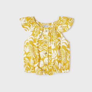 Blusa stampata con nodo bambina – MAYORAL