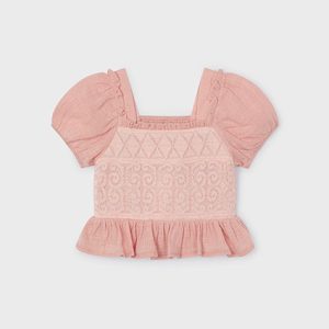 Blusa combinata uncinetto bambina – MAYORAL