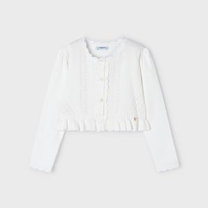 Cardigan traforato Better Cotton bambina – MAYORAL