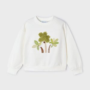 Felpa disegno ricamato Better Cotton bambina – MAYORAL