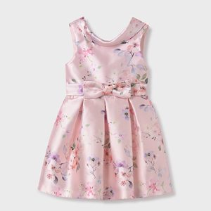 Abito Mikado Stampato Bambina – ABEL & LULA