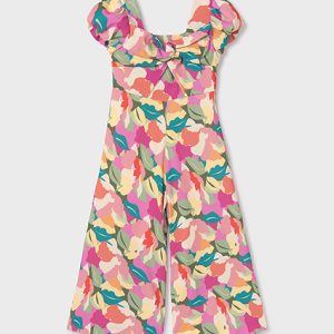 Tuta Crêpe Stampato Bambina 6269- ABEL & LULA