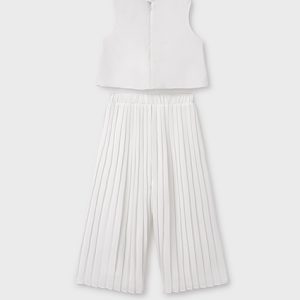 Completo Pantalone Crêpe Plissettato Bambina 5277 – ABEL & LULA